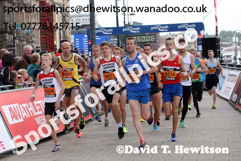 Great  North 5k, Newcastle/Gateshead. Photo: David T. Hewitson/Sports for All Pics